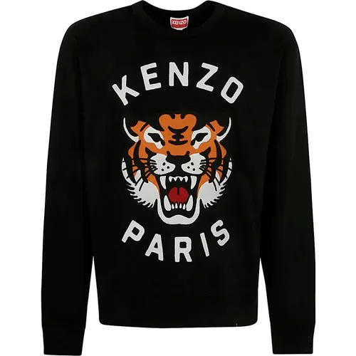 Schwarzer Pullover 99J , Herren, Größe: M - Kenzo - Modalova