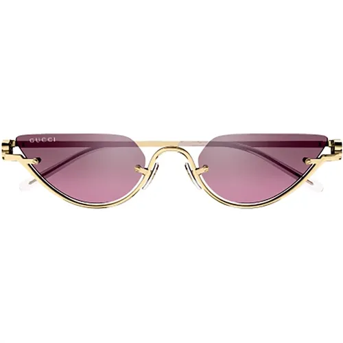 Metall-Sonnenbrille für Frauen - Gucci - Modalova