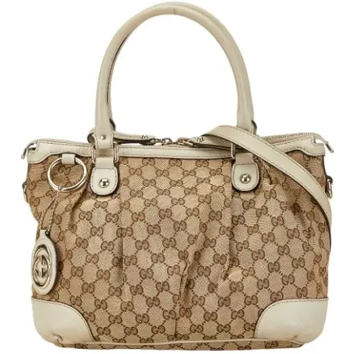 Pre-owned Canvas handbags , female, Sizes: ONE SIZE - Gucci Vintage - Modalova