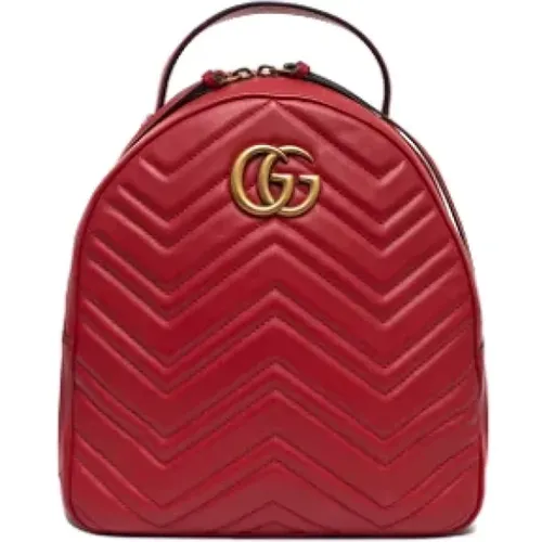 Pre-owned Leather backpacks , female, Sizes: ONE SIZE - Gucci Vintage - Modalova