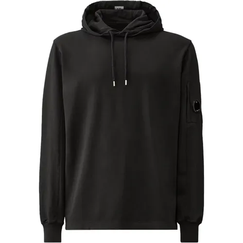 Hooded Fleece Sweatshirt Lens Detail , male, Sizes: L, 2XL - C.P. Company - Modalova