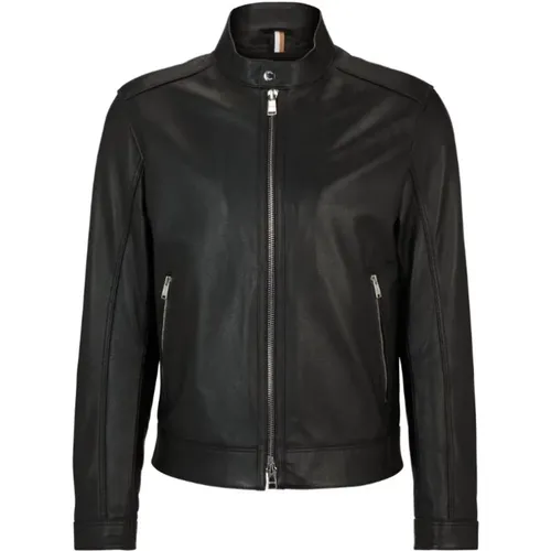 Leather Jacket , male, Sizes: XL, M, L - Hugo Boss - Modalova