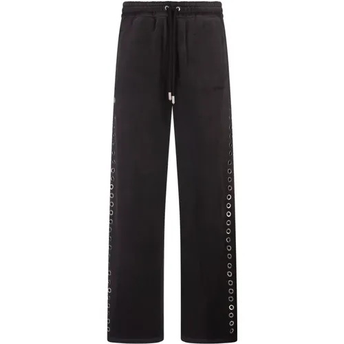 Track Trousers with Metal Eyelets , male, Sizes: M, S, L - Off White - Modalova