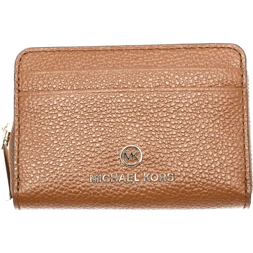 Leather Wallet with Multiple Compartments , female, Sizes: ONE SIZE - Michael Kors - Modalova
