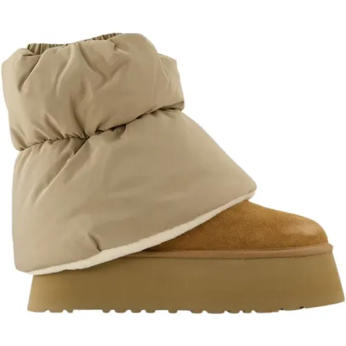 Klassische Mini Dipper Puffer Stiefeletten , Damen, Größe: 36 EU - Ugg - Modalova