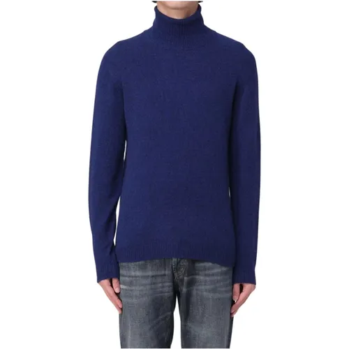 Classic High Neck Sweatshirt for Men , male, Sizes: 2XL - Roberto Collina - Modalova