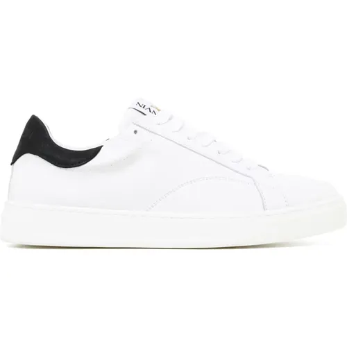 Leather Sneakers Round Toe , male, Sizes: 11 UK, 7 UK, 6 UK, 8 UK - Lanvin - Modalova