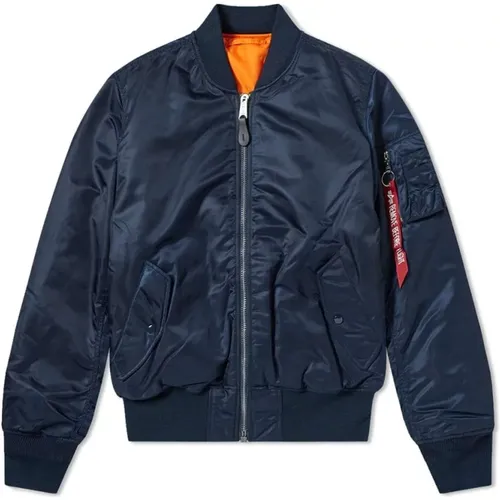 Bomber Jacket Ma-1 VF 59 07 Replica , male, Sizes: XL, S, 2XL, M - alpha industries - Modalova