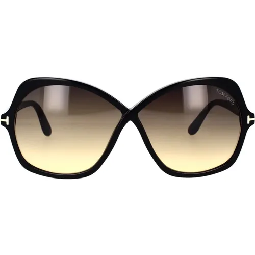 Classic Butterfly Sunglasses , unisex, Sizes: 64 MM - Tom Ford - Modalova