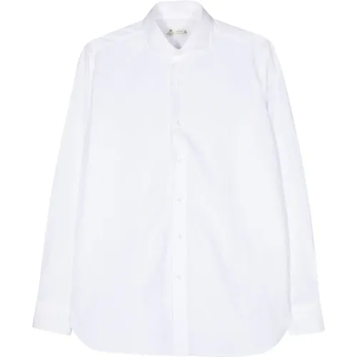 Cotton dress shirt , male, Sizes: 5XL, L, 3XL, M, 2XL - Borrelli - Modalova
