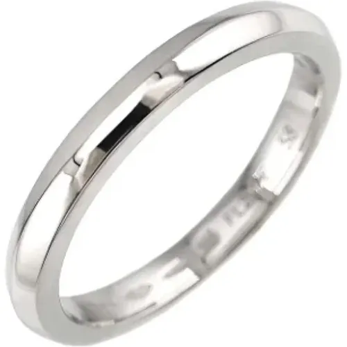 Pre-owned Platinum rings , female, Sizes: ONE SIZE - Bvlgari Vintage - Modalova