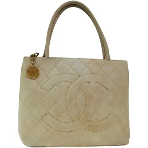 Pre-owned Leather totes , female, Sizes: ONE SIZE - Chanel Vintage - Modalova