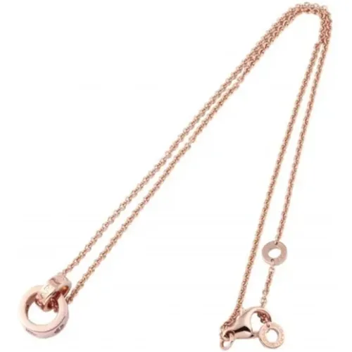 Pre-owned Rose Gold necklaces , female, Sizes: ONE SIZE - Bvlgari Vintage - Modalova