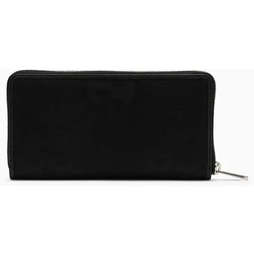 Jumbo GG Zip-Around Wallet , male, Sizes: ONE SIZE - Gucci - Modalova