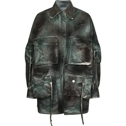 Denim Jacket , female, Sizes: 2XS - The Attico - Modalova