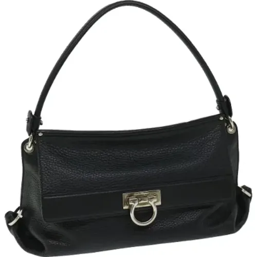 Pre-owned Leather shoulder-bags , female, Sizes: ONE SIZE - Salvatore Ferragamo Pre-owned - Modalova