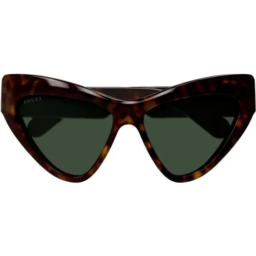 Cat-Eye Sunglasses , female, Sizes: 57 MM - Gucci - Modalova