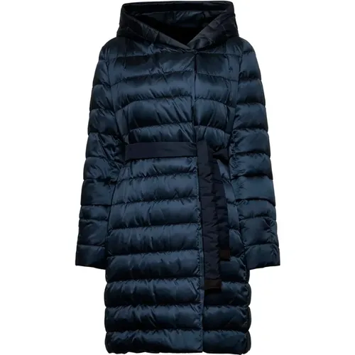 Quilted Down Jacket with Hood , female, Sizes: S, XS, 3XS, 2XS - Max Mara - Modalova