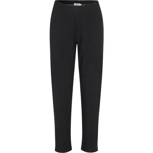 Smart Cropped Pants with Wide Elastic Waistband , female, Sizes: M, L, 2XL, S, XL, XS - Masai - Modalova
