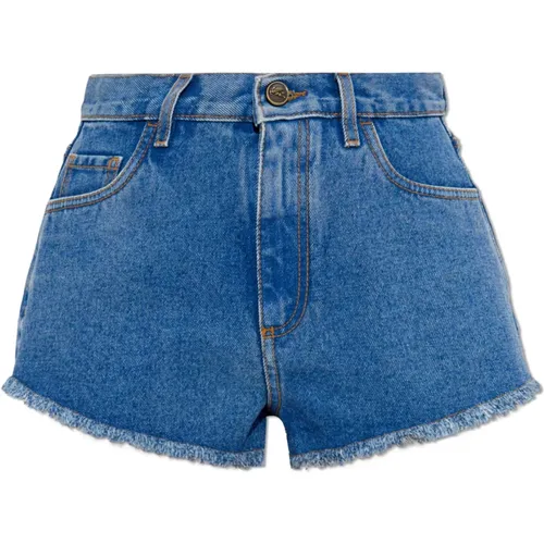 Denim-Shorts mit Vintage-Effekt , Damen, Größe: W26 - ETRO - Modalova