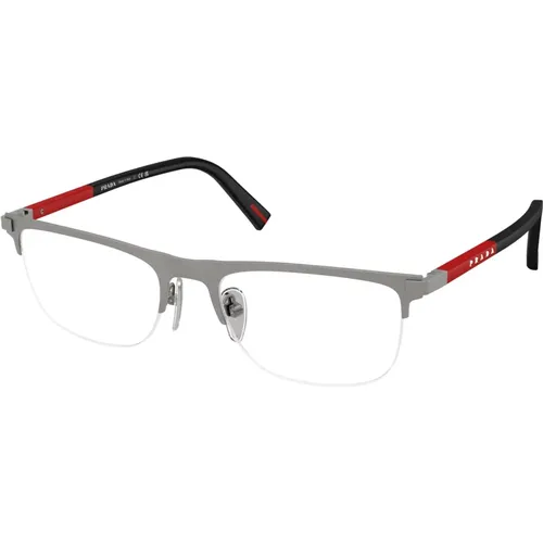 Stylische Brille PS 50Rv , Herren, Größe: 55 MM - Prada - Modalova