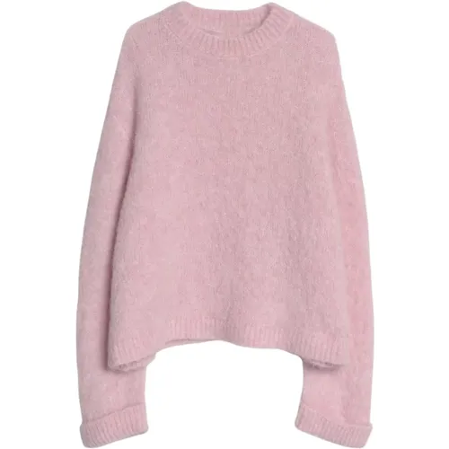 Winter Bloom Alpaca Knit Sweater - Aim'n - Modalova