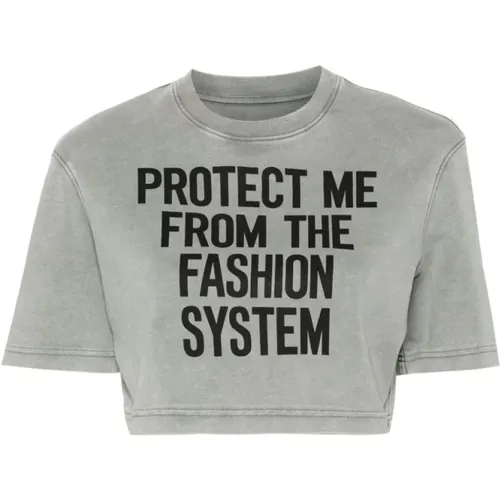 Top Grey , female, Sizes: S, XS, 2XS - Moschino - Modalova