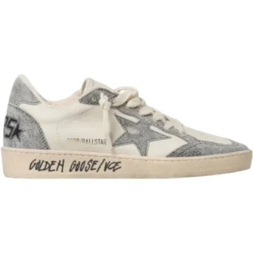 Gecracktes Leder Casual Sneakers , Herren, Größe: 41 EU - Golden Goose - Modalova