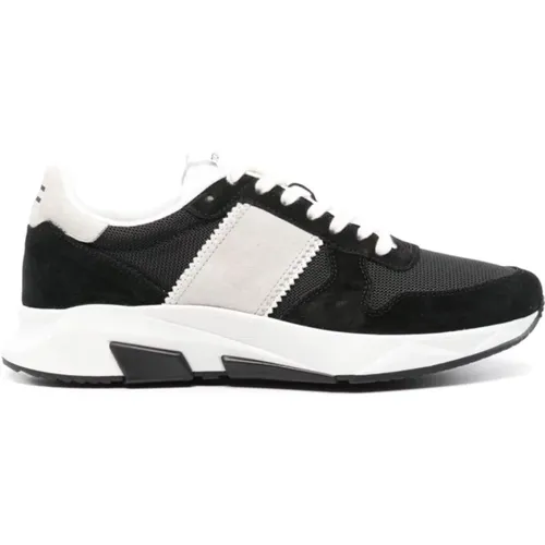 Suede Mesh Sneakers , Herren, Größe: 40 EU - Tom Ford - Modalova