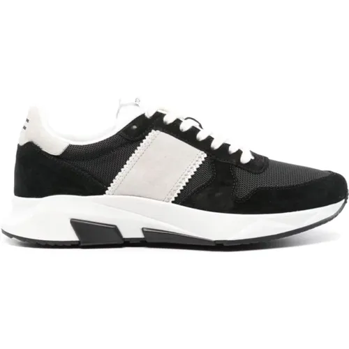 Suede Mesh Sneakers , male, Sizes: 8 UK, 6 1/2 UK, 6 UK - Tom Ford - Modalova
