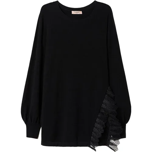 Schwarze Pullover für Frauen - Twinset - Modalova