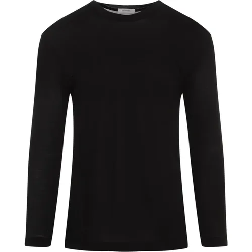 Weiches LS T-Shirt in Schwarz , Herren, Größe: S - Lemaire - Modalova