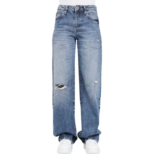 Loose-fit Jeans , Damen, Größe: W25 - Armani Exchange - Modalova