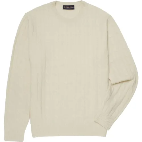 Kabel-Knit-Crew-Hals-Pullover - Brooks Brothers - Modalova