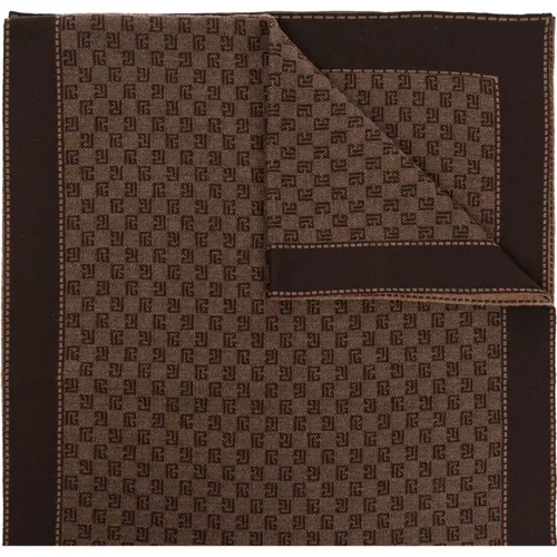 Scarf with monogram , male, Sizes: ONE SIZE - Balmain - Modalova