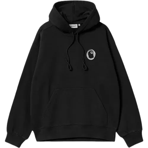 Kapuzenpullover Charm Link, Schwarz , Herren, Größe: L - Carhartt WIP - Modalova