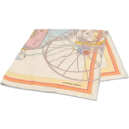 Pre-owned Silk scarves , female, Sizes: ONE SIZE - Hermès Vintage - Modalova