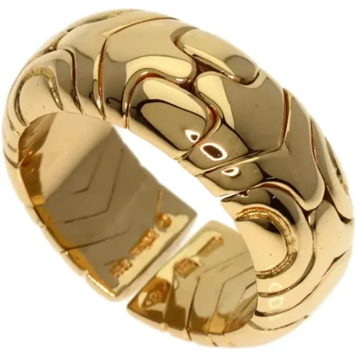 Pre-owned Gold rings , female, Sizes: ONE SIZE - Bvlgari Vintage - Modalova