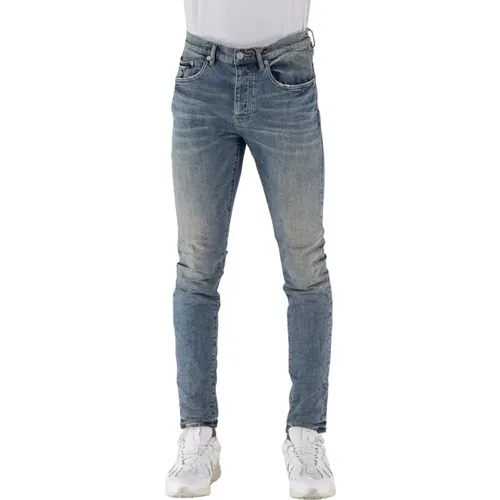 Slim-fit Jeans , Herren, Größe: W31 - Purple Brand - Modalova