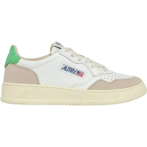 Medalist Low Leder Wildleder Sneakers , Damen, Größe: 35 EU - Autry - Modalova