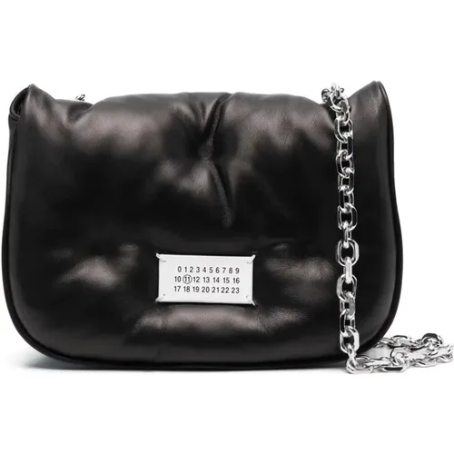 Quilted Leather Shoulder Bag , female, Sizes: ONE SIZE - Maison Margiela - Modalova