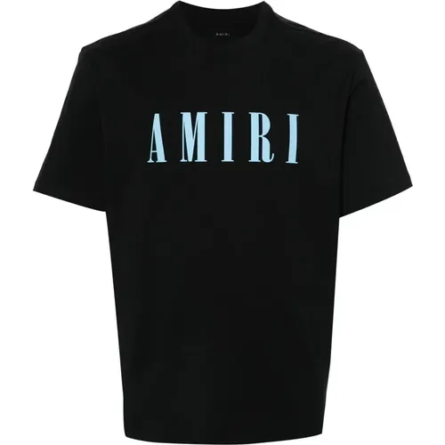 Logo-Print Baumwoll T-Shirt,Multicolor Core Logo T-Shirt - Amiri - Modalova