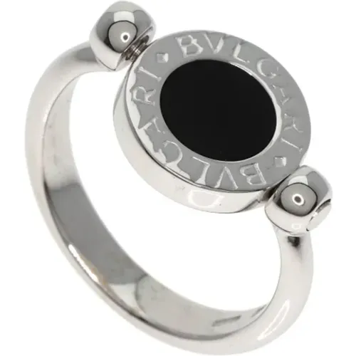 Pre-owned White Gold rings , female, Sizes: ONE SIZE - Bvlgari Vintage - Modalova