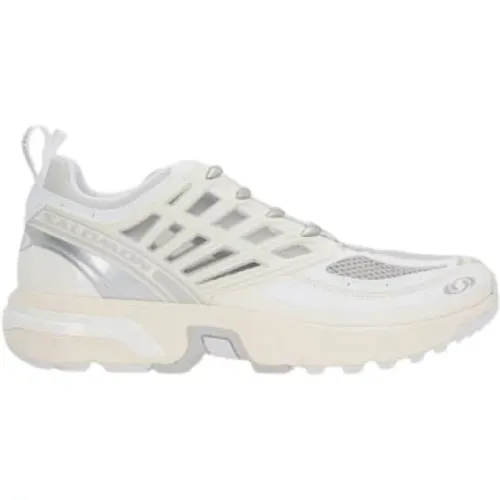 Light Grey and Low-Top Sneakers , female, Sizes: 6 1/2 UK - Salomon - Modalova