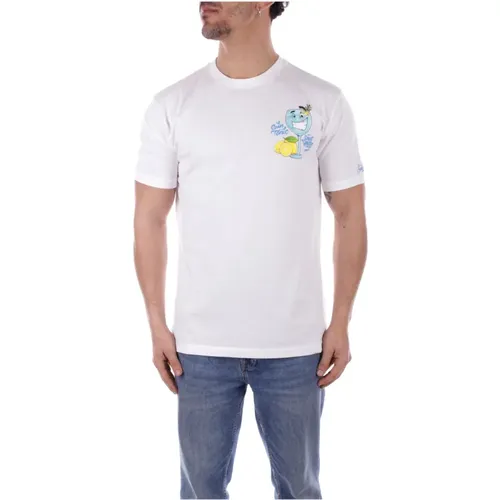 T-Shirts , Herren, Größe: L - Saint Barth - Modalova