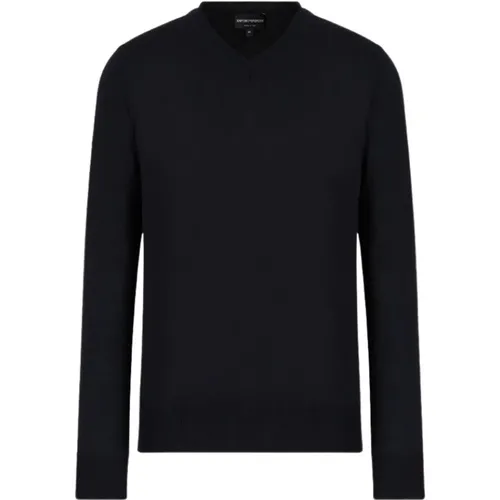Wool Sweater Collection , male, Sizes: M, S, L, XL, 3XL - Emporio Armani - Modalova