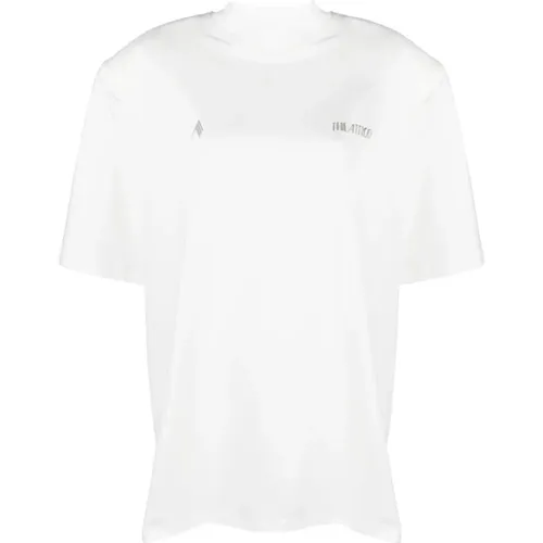 Weiße Kilie T-Shirt , Damen, Größe: XS - The Attico - Modalova