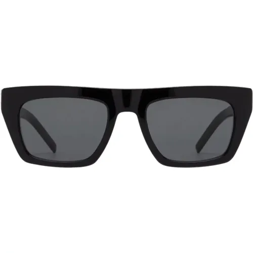 Schwarze SL M131 Sonnenbrille , unisex, Größe: 52 MM - Saint Laurent - Modalova