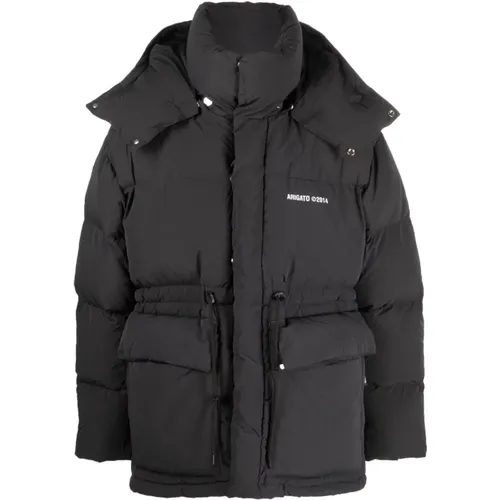 Schwarze Nebraska Pufferjacke , Herren, Größe: XL - Axel Arigato - Modalova