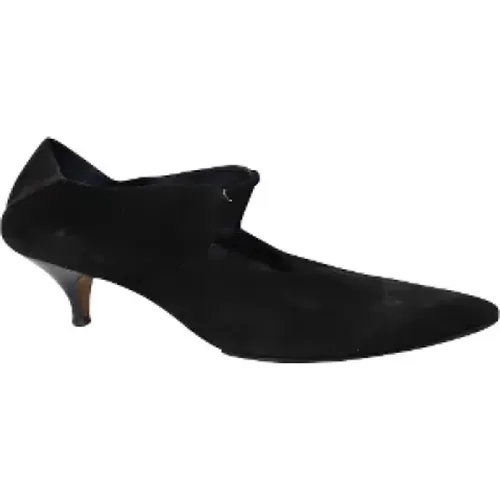 Pre-owned Suede heels , female, Sizes: 5 1/2 UK - Celine Vintage - Modalova